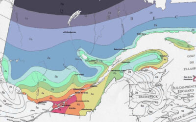 Les zones de rusticité du Québec